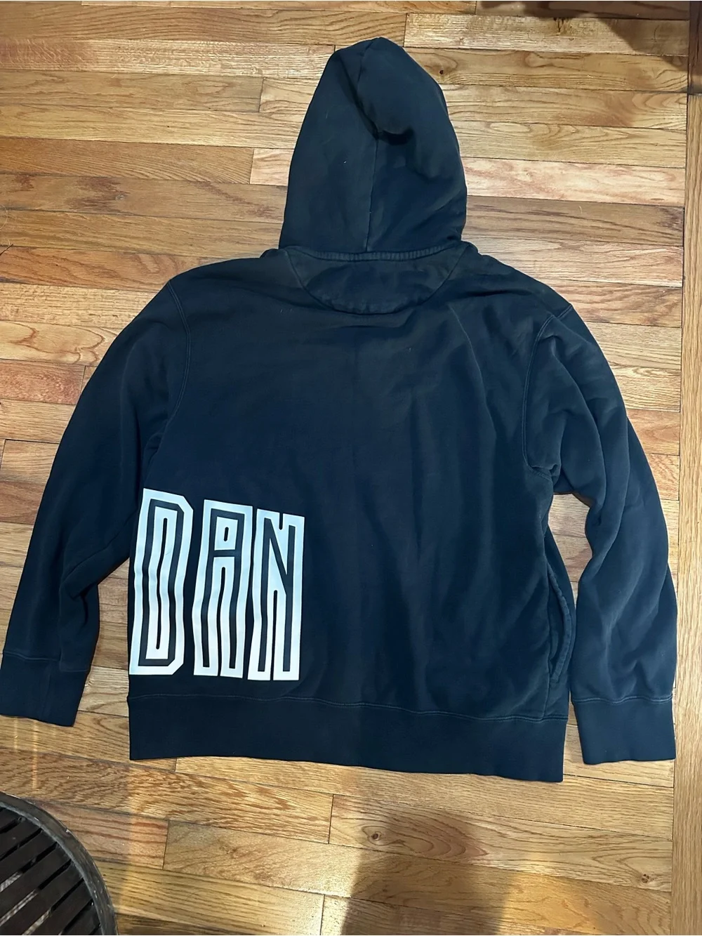 Air Jordan Black Fleece Hoodie Jumpman Pullover Large